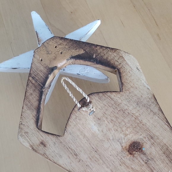 Mermaid & Nautical Canvas Wall Art – Wood, Twine, Seashells – Set of 2 - Picture 11 of 11